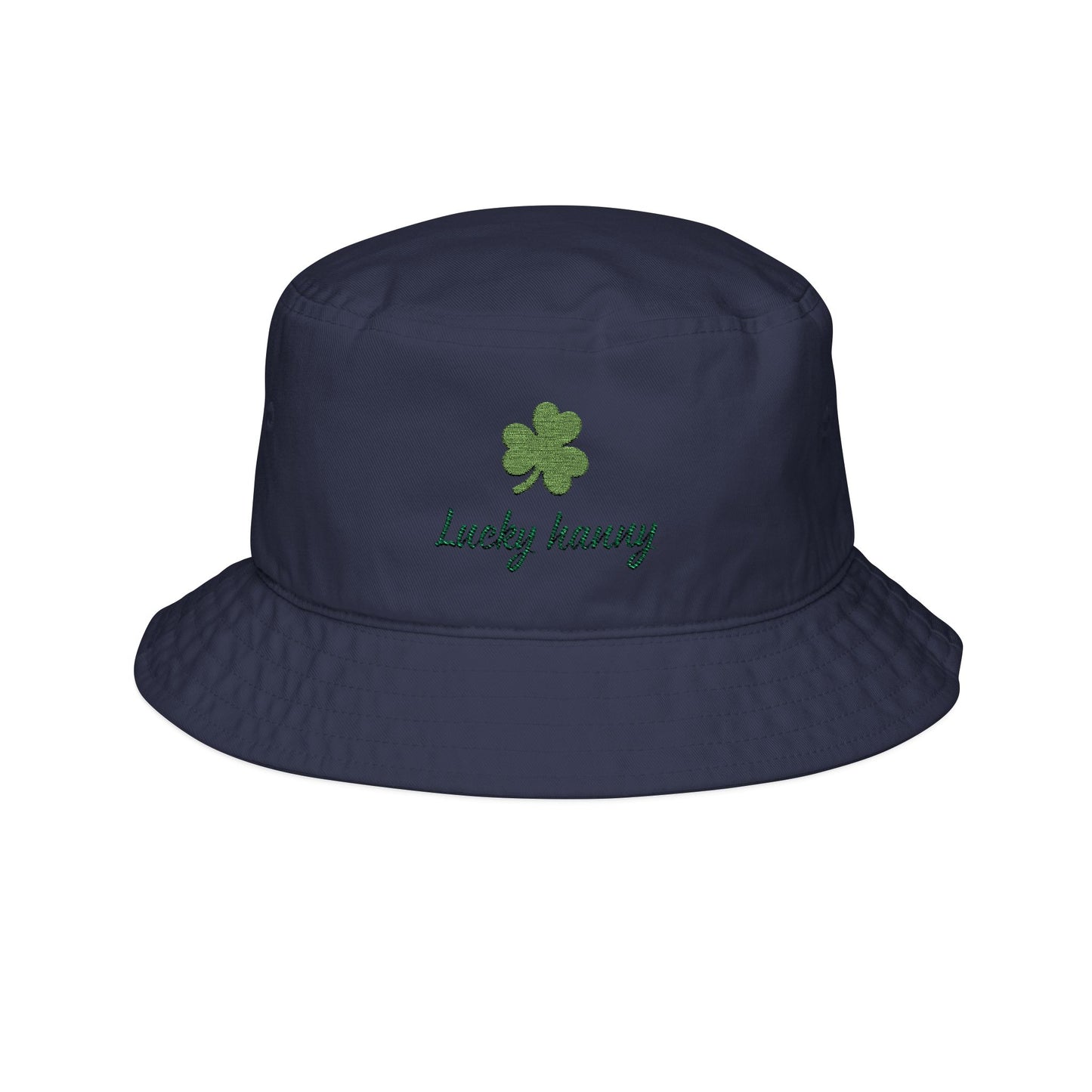 St. Patrick's Day Bucket Hat, Lucky Charm Hat, Embroidered Hat for Celebrations, Green Clover Accessory, Holiday Gift for Him/Her
