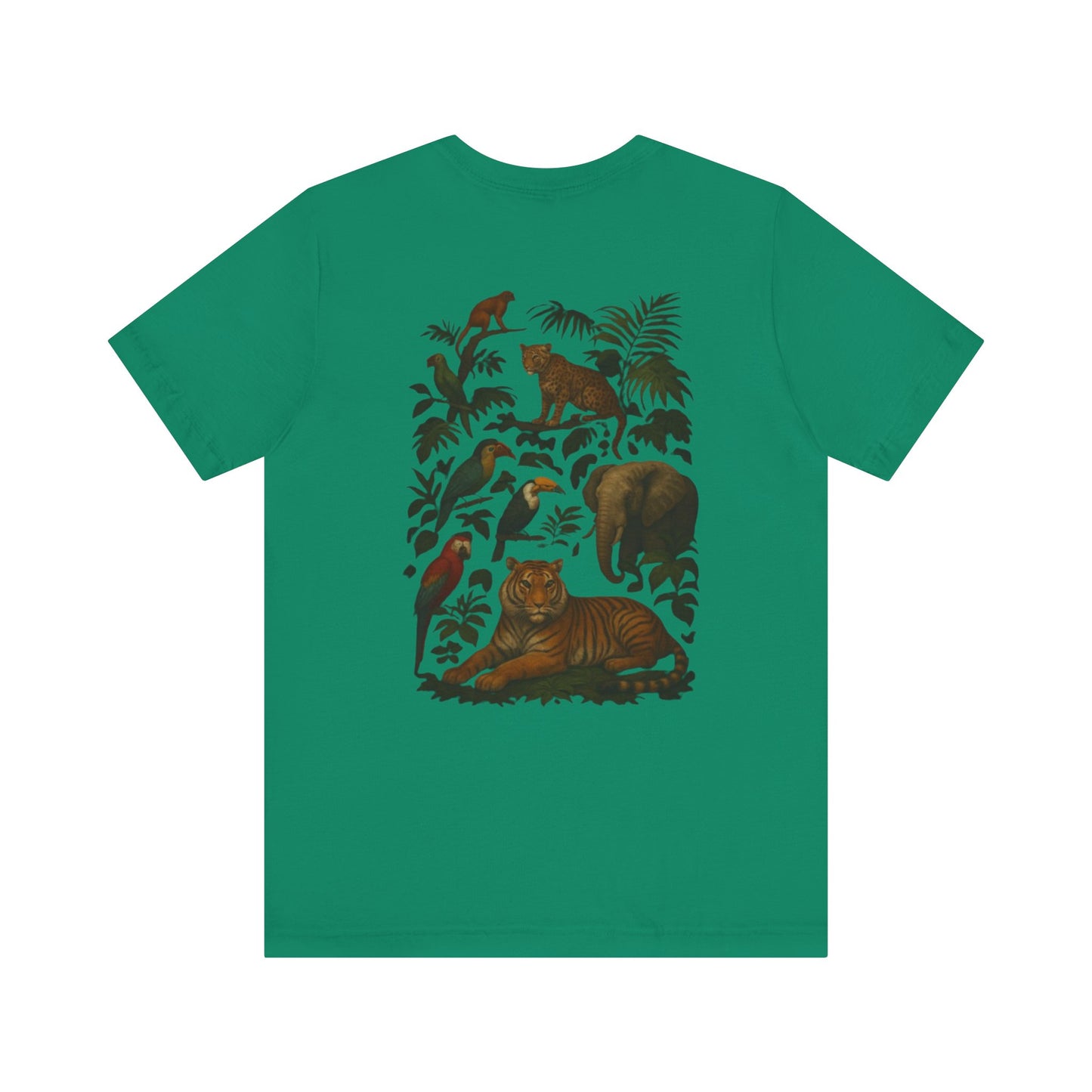 Welcome to the Jungle Tee, Unisex Short Sleeve Shirt, Nature Lovers Tee, Animal Graphic Tee, Summer Vibes Shirt, Eco-Friendly Apparel