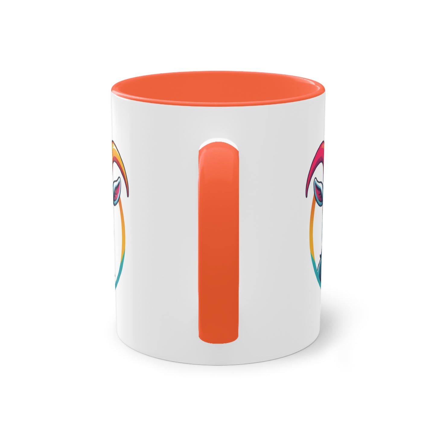Colorful Goat Graphic Coffee Mug, Unique Drinkware for Animal Lovers, Fun Gift for Birthdays, Housewarming, or Pet Lovers