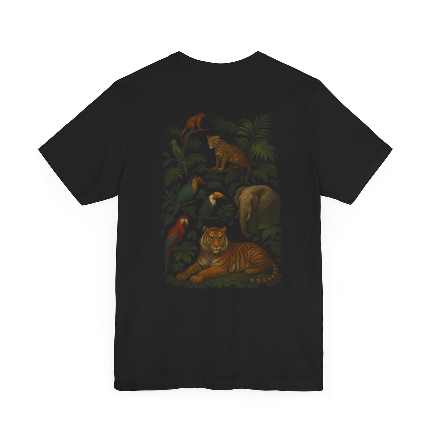 Welcome to the Jungle Tee, Unisex Short Sleeve Shirt, Nature Lovers Tee, Animal Graphic Tee, Summer Vibes Shirt, Eco-Friendly Apparel