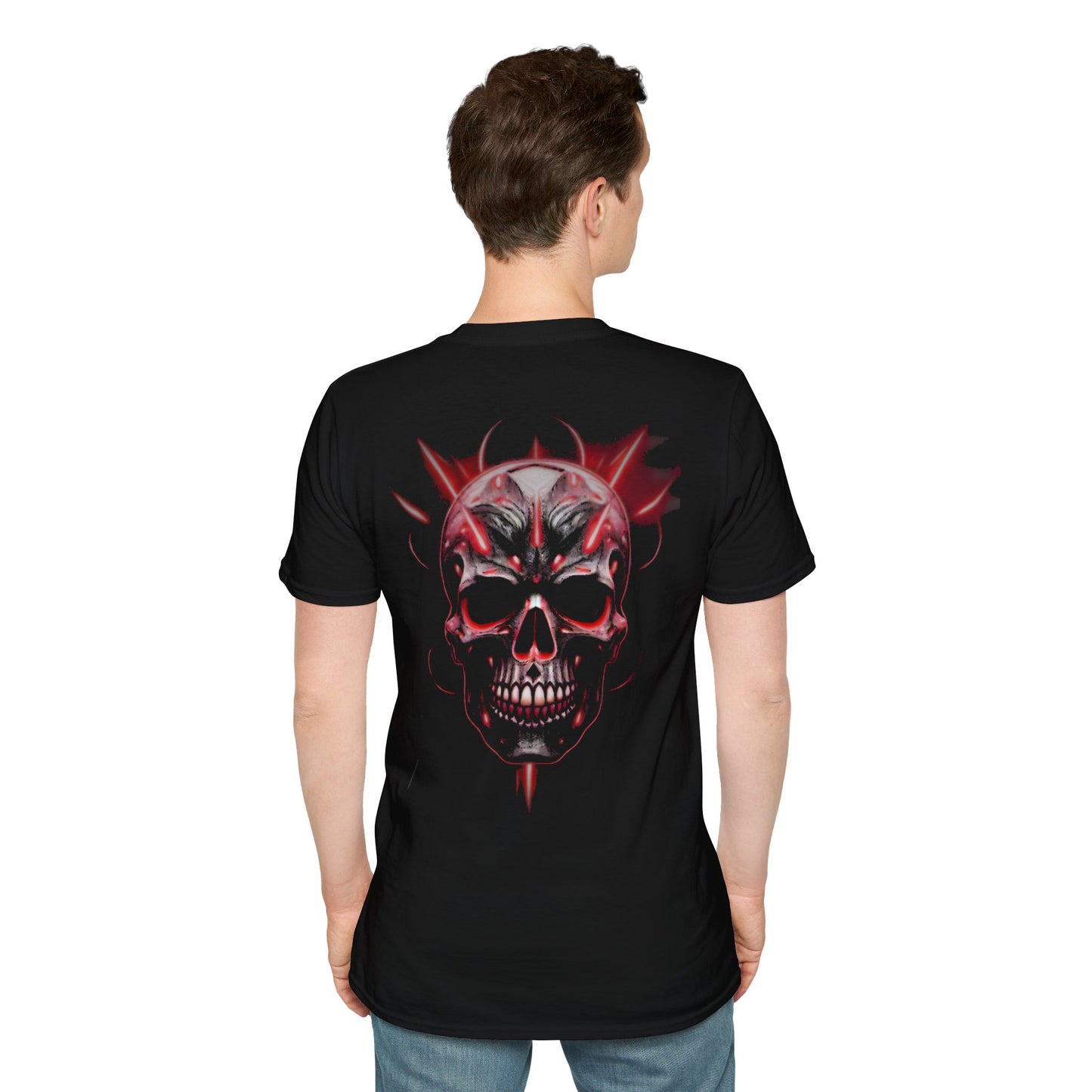 Edgy Skull Graphic T-Shirt | Unisex Streetwear, Casual Wear, Halloween Costume, Festival Outfit, Gift for Him/Her
