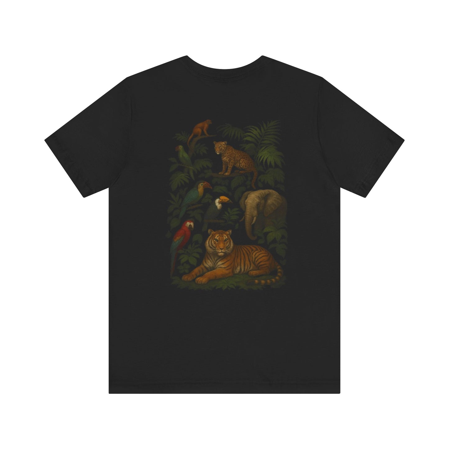 Welcome to the Jungle Tee, Unisex Short Sleeve Shirt, Nature Lovers Tee, Animal Graphic Tee, Summer Vibes Shirt, Eco-Friendly Apparel