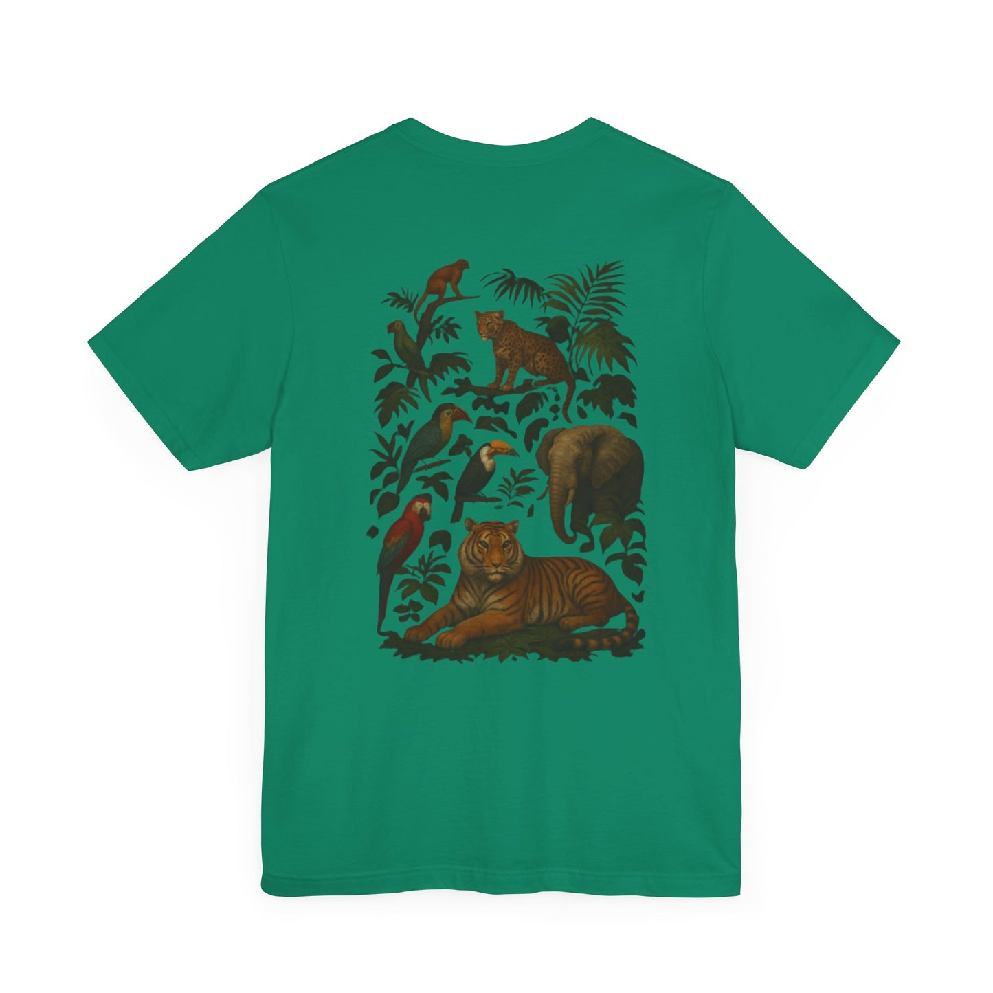 Welcome to the Jungle Tee, Unisex Short Sleeve Shirt, Nature Lovers Tee, Animal Graphic Tee, Summer Vibes Shirt, Eco-Friendly Apparel