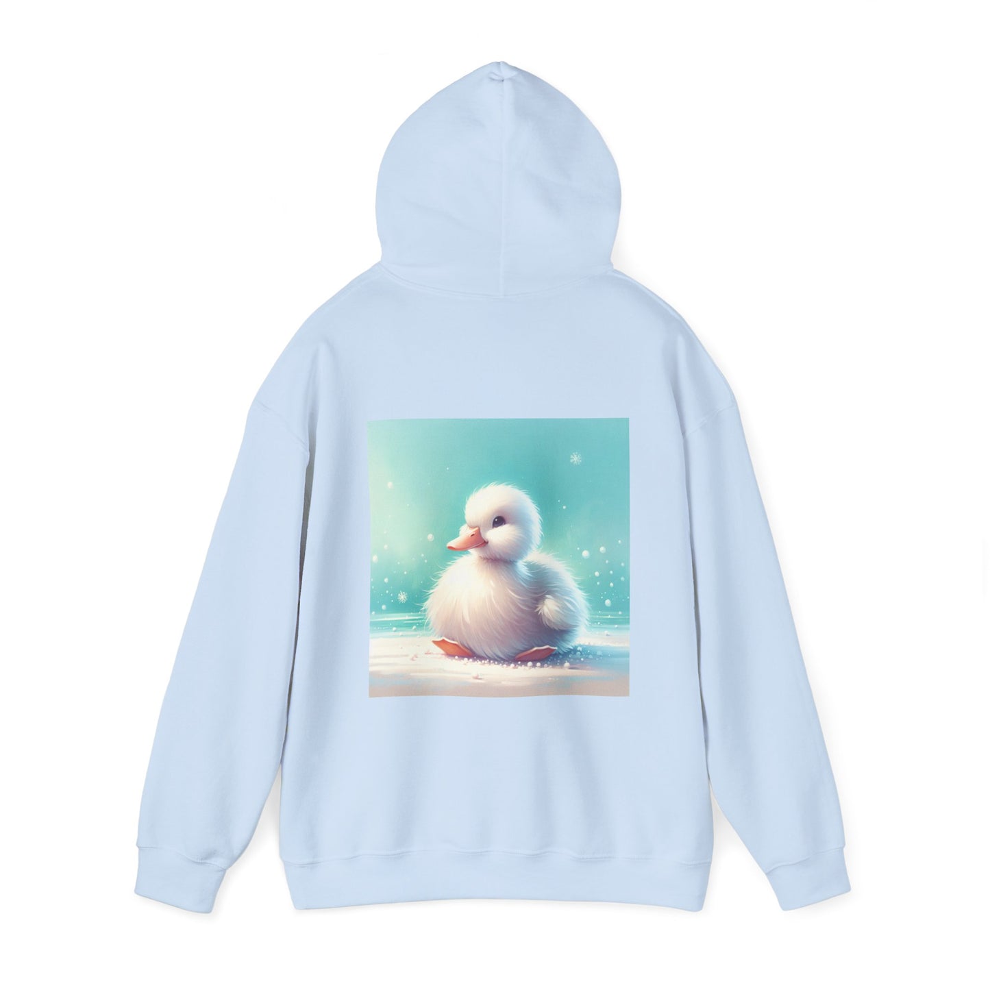 Cute Duckling Unisex Hooded Sweatshirt, Cozy Hoodie, Animal Lover Gift, Spring Fashion, Cute Sweatshirt, Comfortable Layering