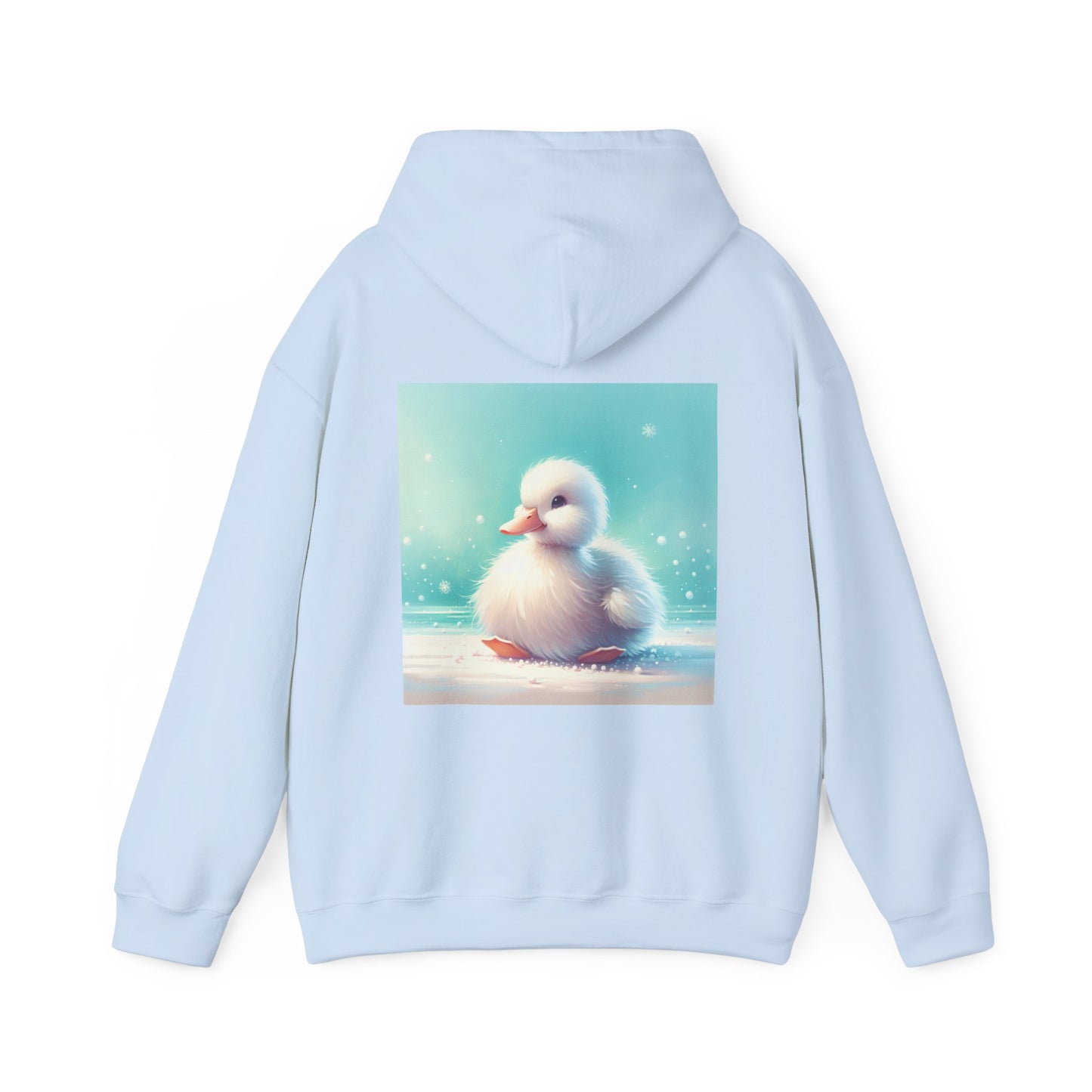 Cute Duckling Unisex Hooded Sweatshirt, Cozy Hoodie, Animal Lover Gift, Spring Fashion, Cute Sweatshirt, Comfortable Layering