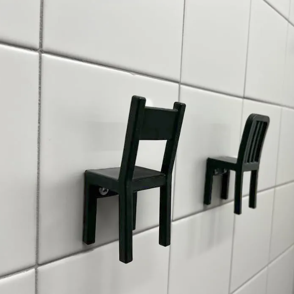 2 Ikea Chair coat hangers