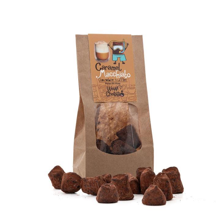 Caramel Macchiato Chocolate Truffles - Biodegradable bag 130g - Goat Corp