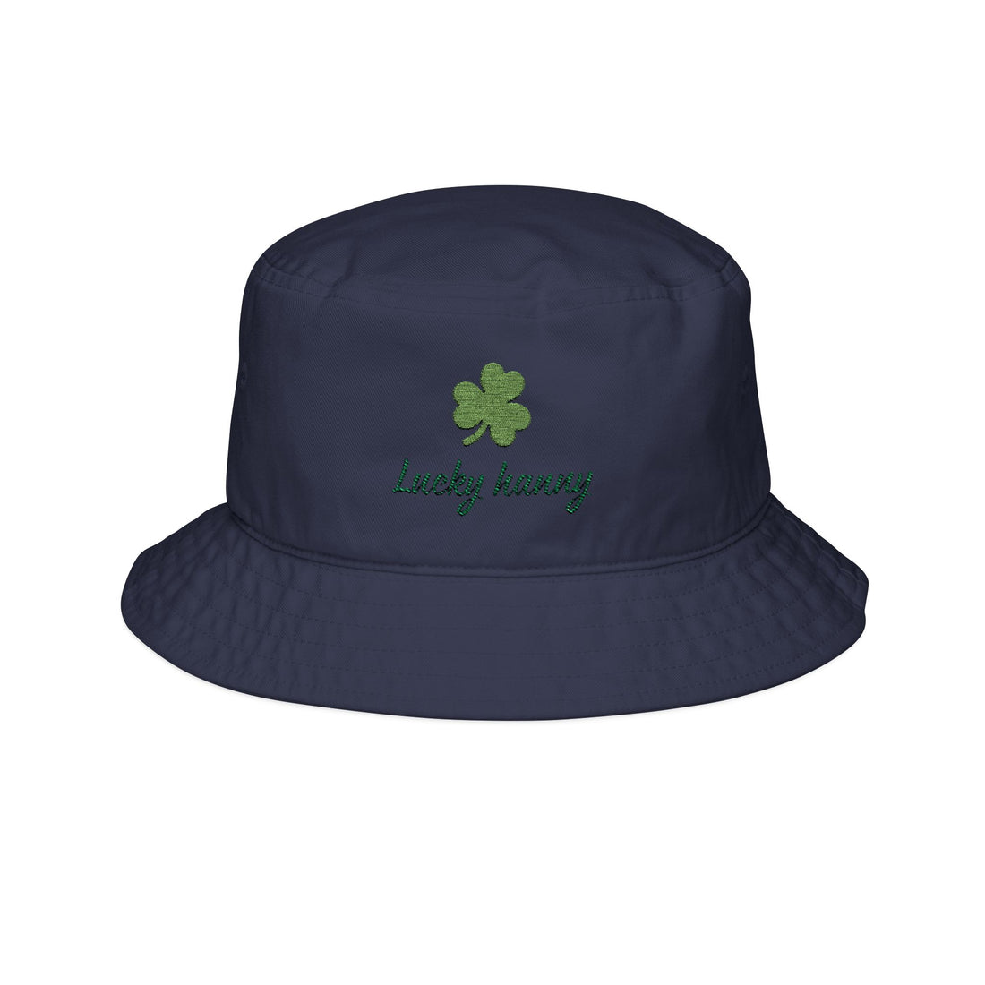 St. Patrick's Day Bucket Hat, Lucky Charm Hat, Embroidered Hat for Celebrations, Green Clover Accessory, Holiday Gift for Him/Her - Goat Corp