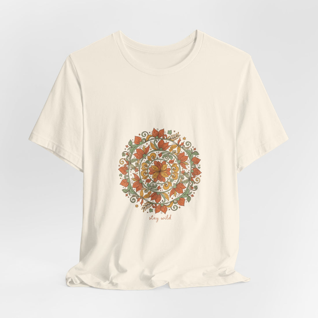 Mandala Paisley Sunburst Tee | Boho tapestry shirt, vintage paisley design