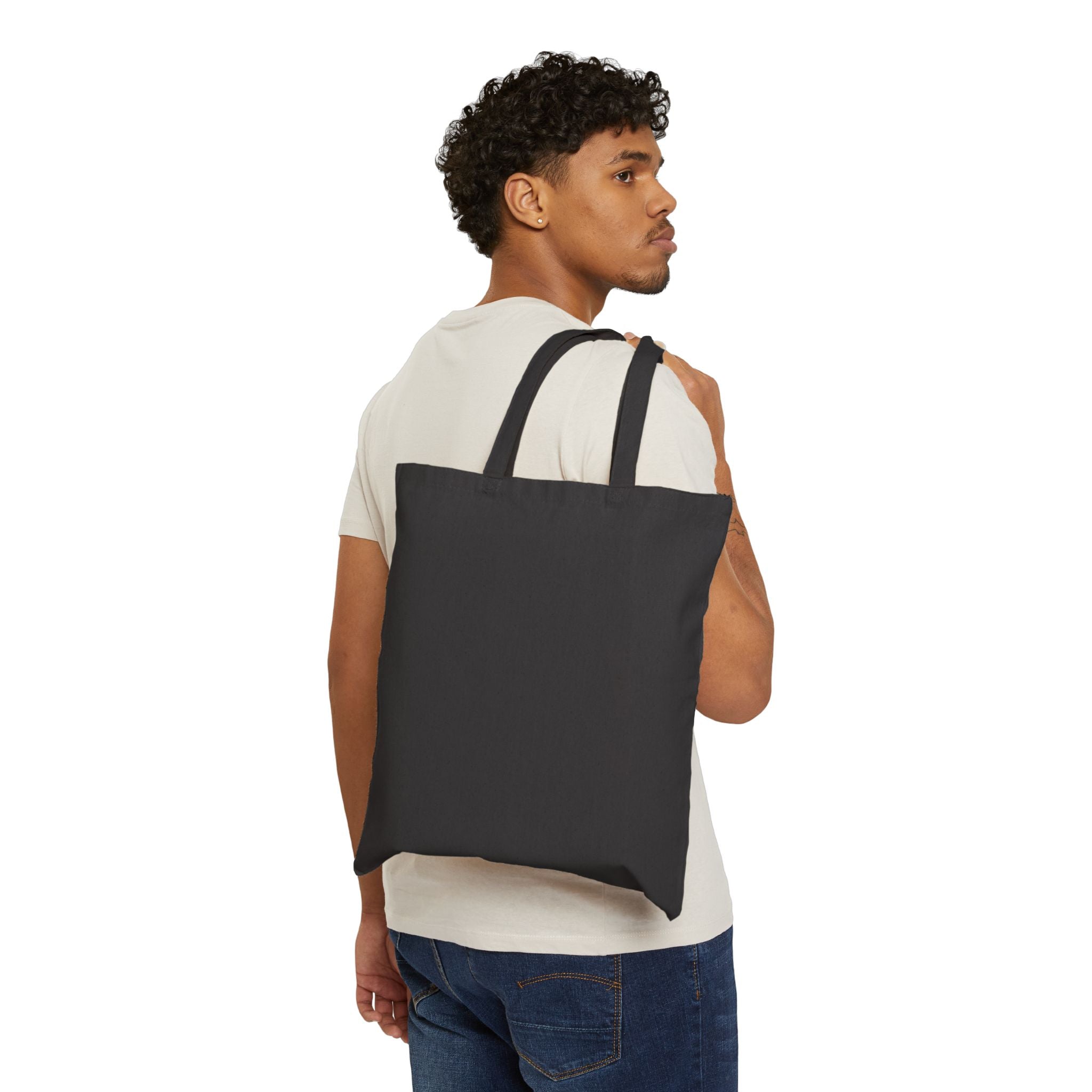 Feel Everything Canvas Tote Bag — Emotional Awareness Heart Design