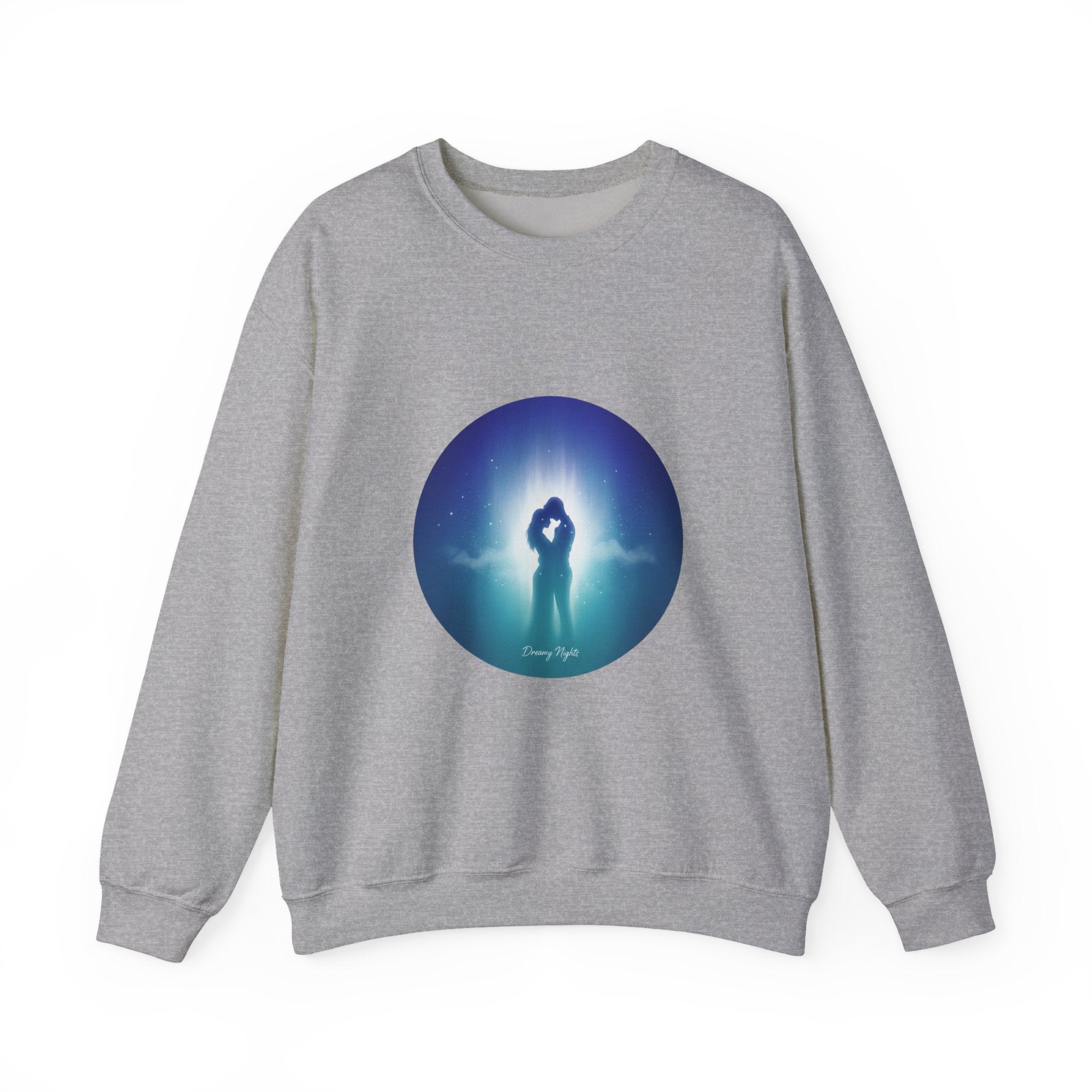 Afterlight Nightscape Crewneck Sweatshirt | luminous, cinematic glow