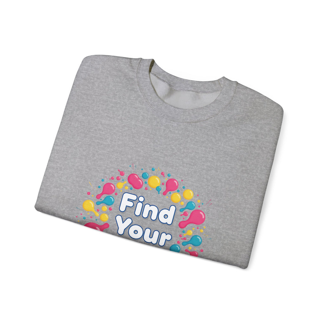 Find Your Joy Sweatshirt | dopamine decor, neon squiggle art