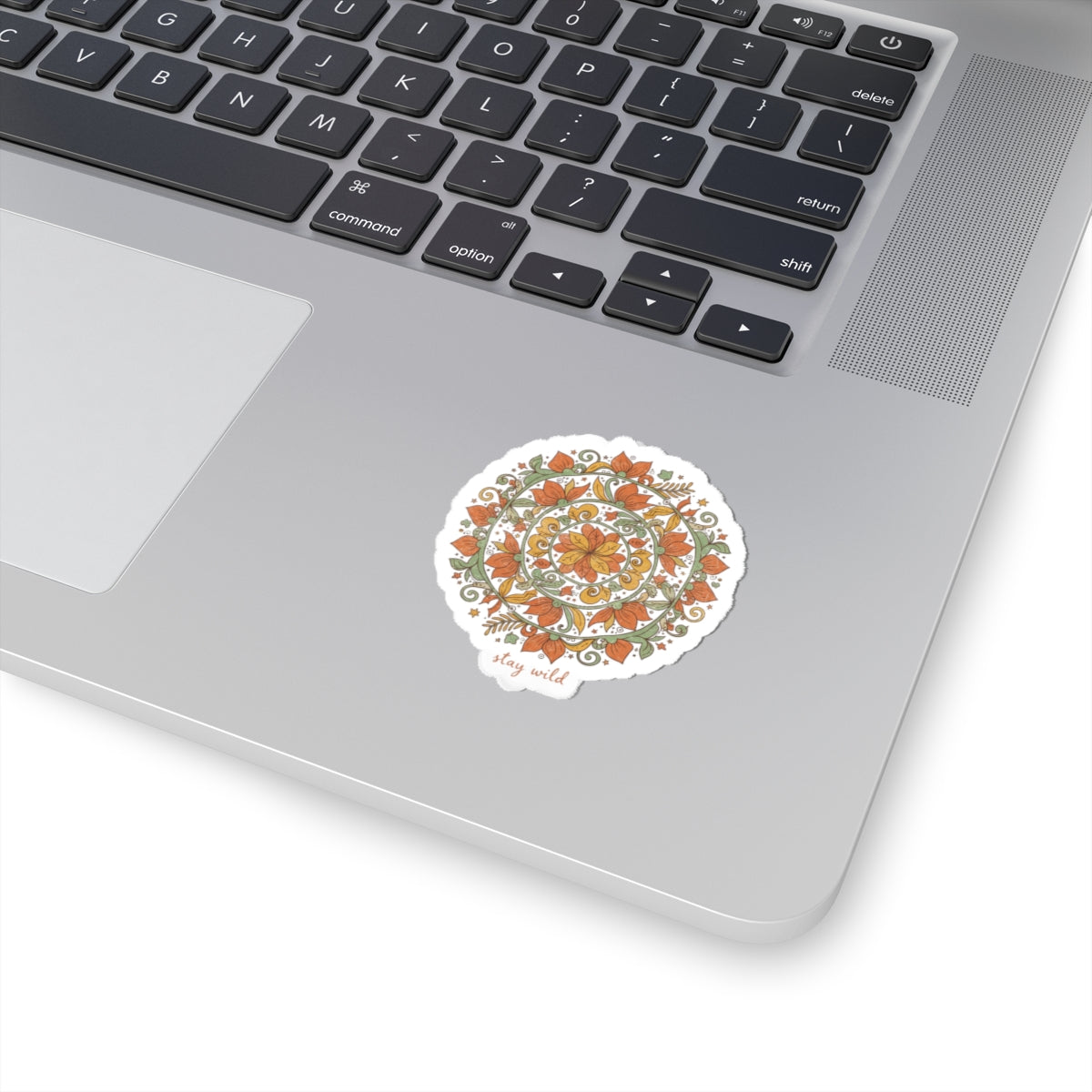 Handmade Mandala Sticker | Boho Paisley Pattern, earthy boho aesthetic