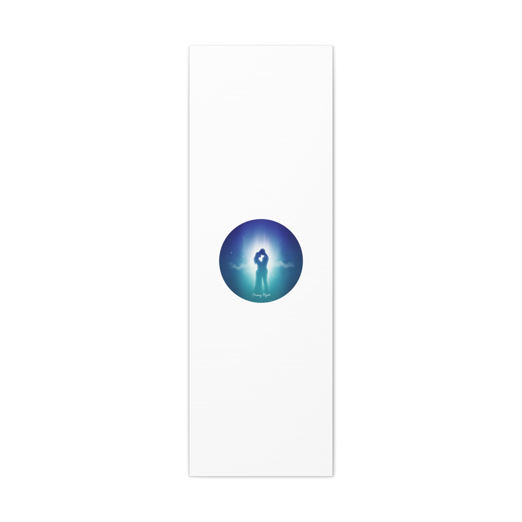 Dreamy Nightscape Canvas | Afterlight Atmospheric Print, Luminous Night Bloom