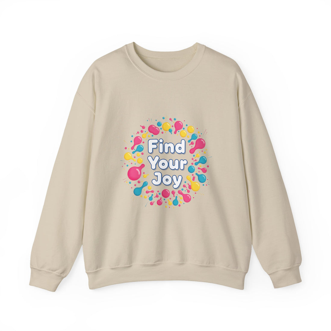Find Your Joy Sweatshirt | dopamine decor, neon squiggle art