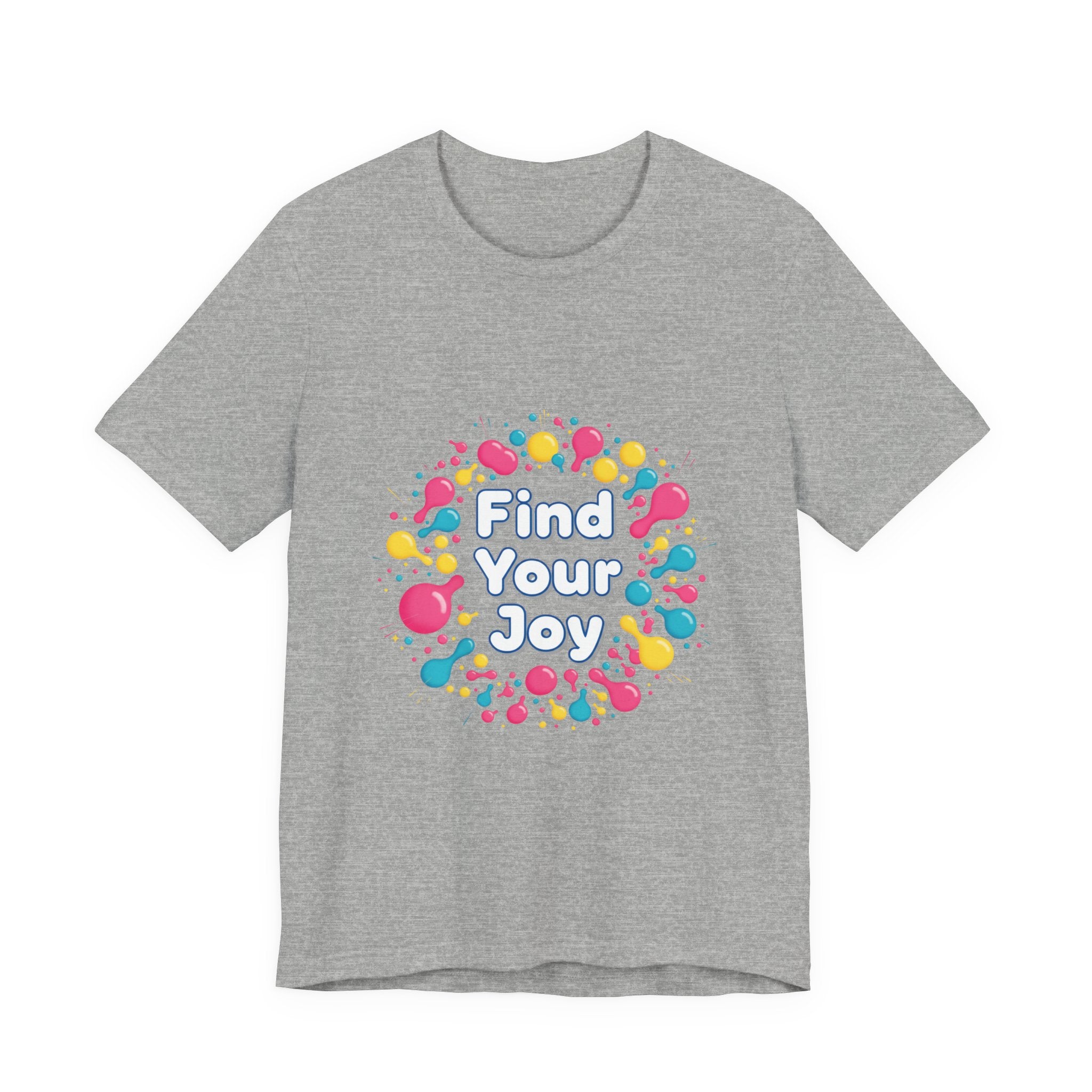 Find Your Joy T-Shirt | Dopamine Decor, Neon Gradient Squiggle Art
