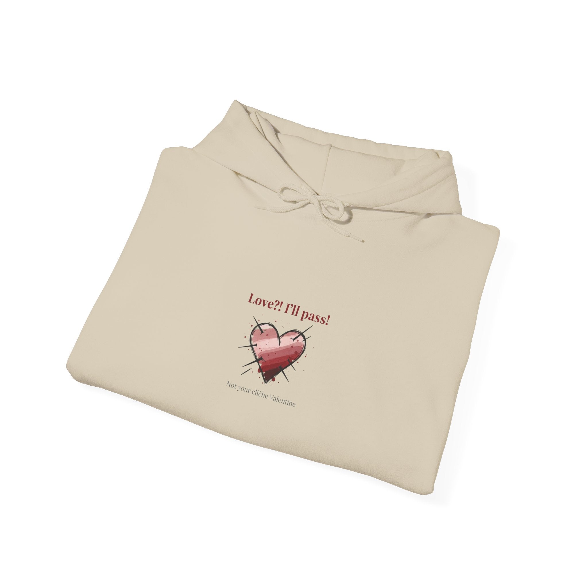Snarky Broken Heart hoodie | Anti Valentine, Edgy Heart Graphic