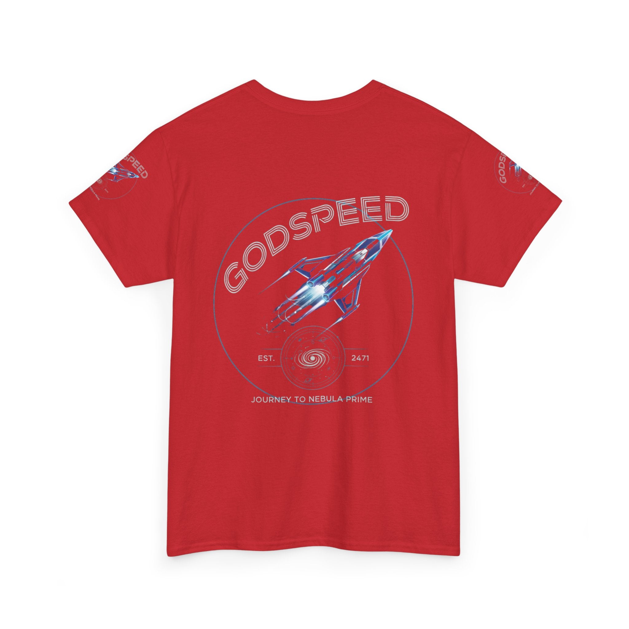 Rocket Space Unisex Tee - Godspeed to the Stars Design