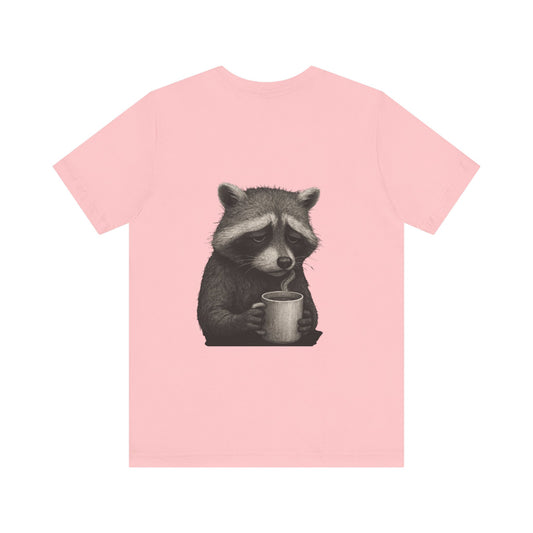 Cute hendrik  Raccoon Tee - Cozy Unisex Short Sleeve T-Shirt for Animal Lovers, Gift Idea for Birthday, Casual Wear, Eco-Friendly Style