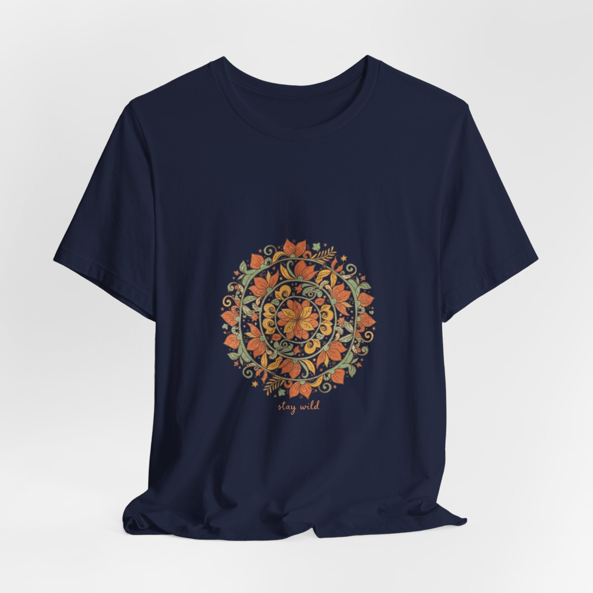 Mandala Paisley Sunburst Tee | Boho tapestry shirt, vintage paisley design