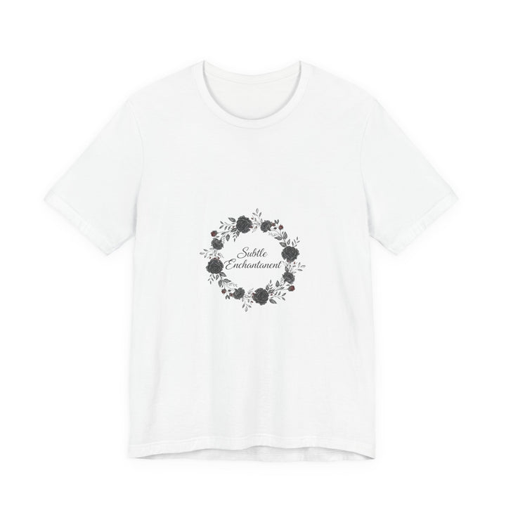 Moon Rose Wreath Tee | gothic floral tee, dark romance shirt