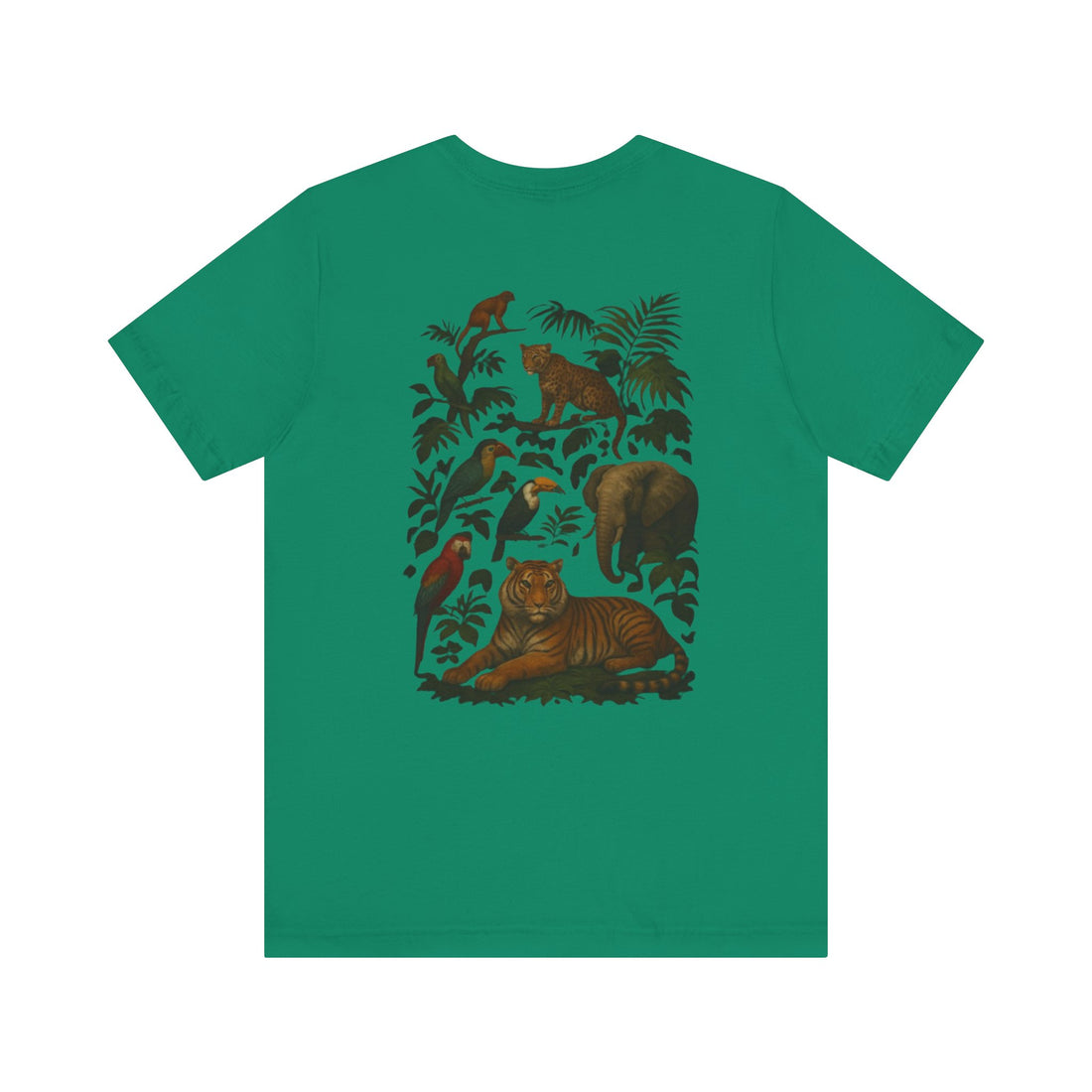 Welcome to the Jungle Tee, Unisex Short Sleeve Shirt, Nature Lovers Tee, Animal Graphic Tee, Summer Vibes Shirt, Eco-Friendly Apparel - Goat Corp