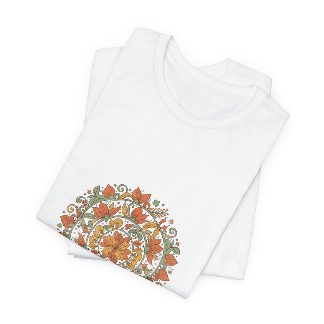 Mandala Paisley Sunburst Tee | Boho tapestry shirt, vintage paisley design