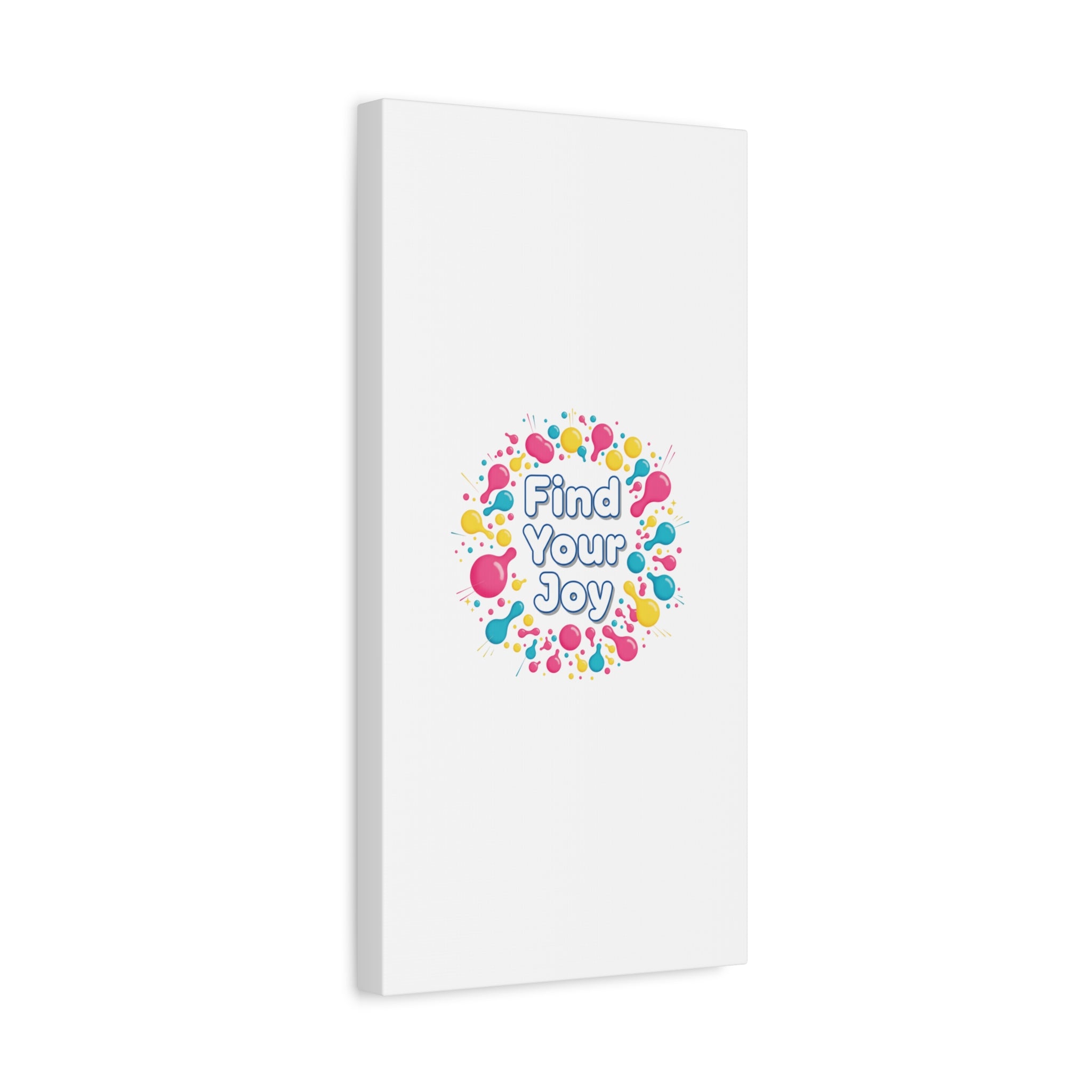 Find Your Joy Canvas | Dopamine Decor, Neon Gradient Squiggle Art