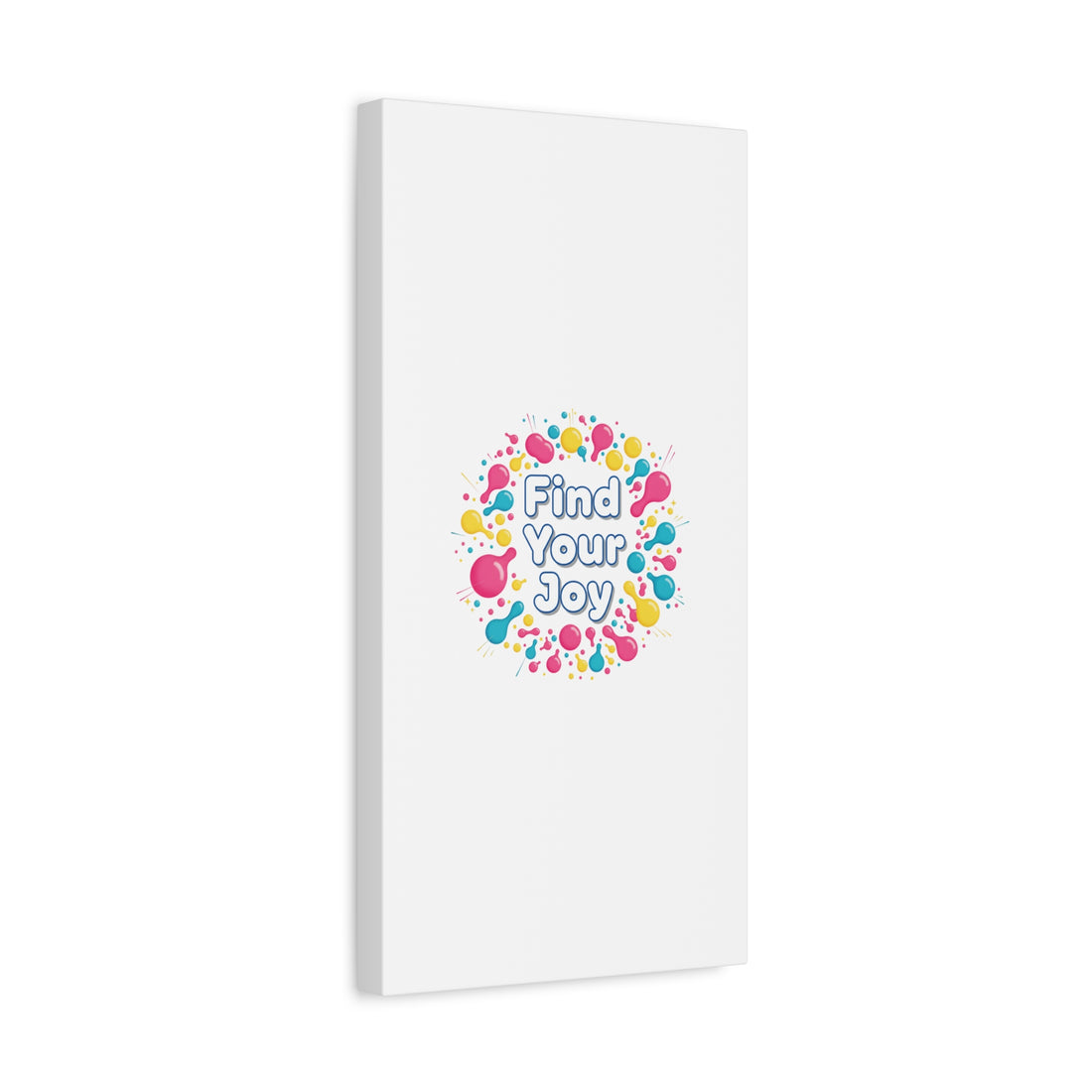 Find Your Joy Canvas | Dopamine Decor, Neon Gradient Squiggle Art