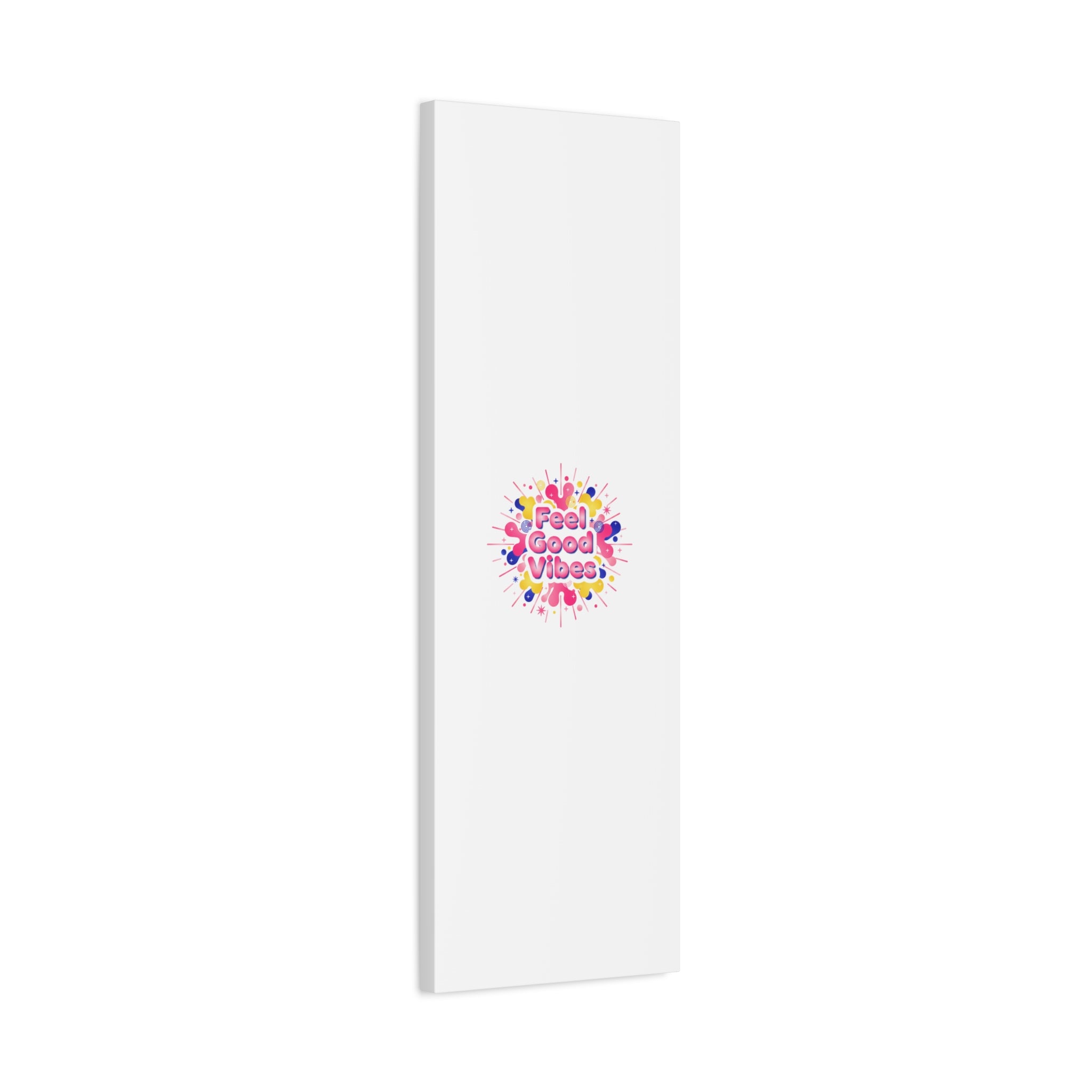 Feel Good Vibes Canvas | Dopamine Decor, Neon Gradient Squishy Art