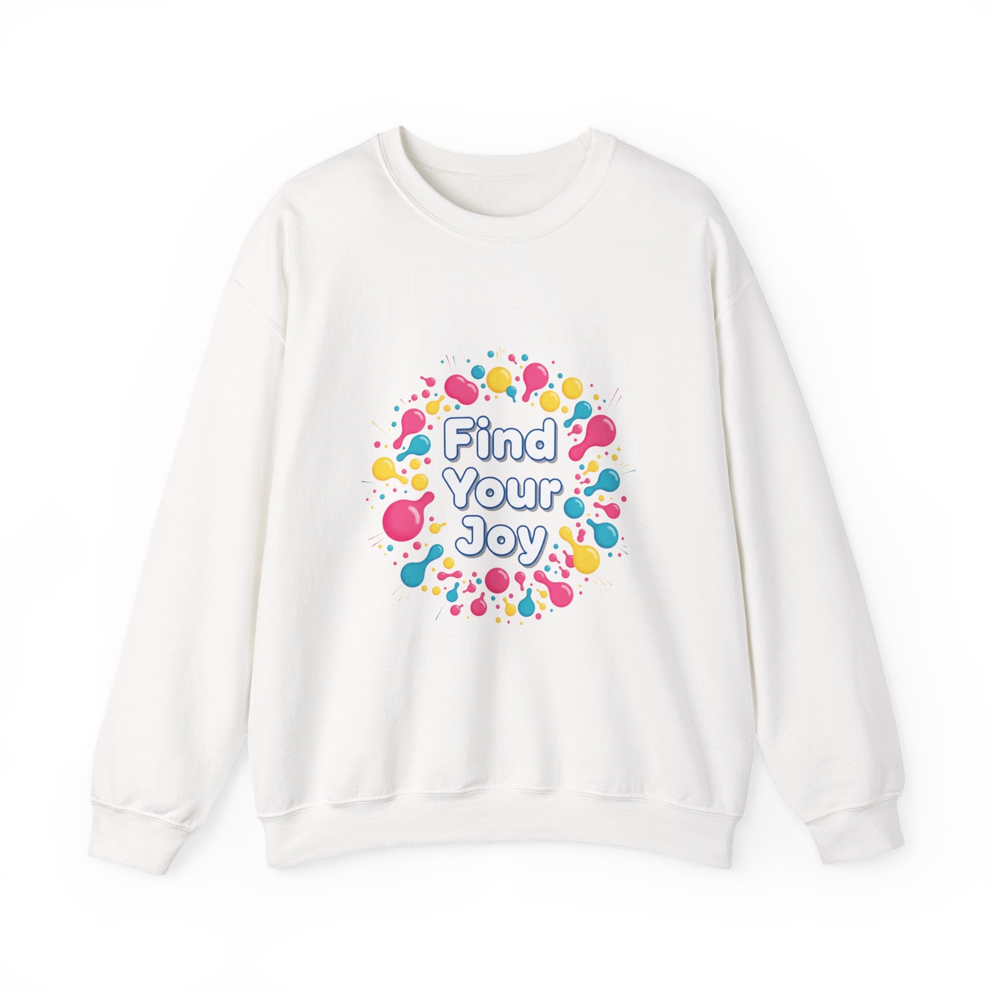 Find Your Joy Sweatshirt | dopamine decor, neon squiggle art