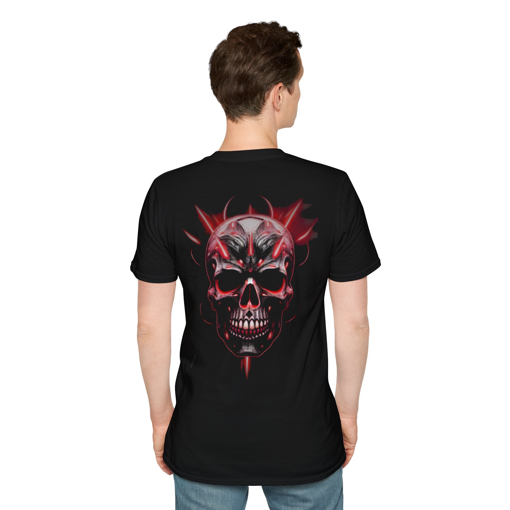 Edgy Skull Graphic T-Shirt | Unisex Streetwear, Casual Wear, Halloween Costume, Festival Outfit, Gift for Him/Her - Goat Corp