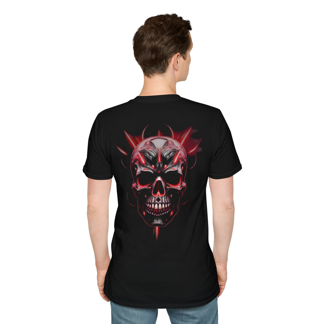 Edgy Skull Graphic T-Shirt | Unisex Streetwear, Casual Wear, Halloween Costume, Festival Outfit, Gift for Him/Her - Goat Corp