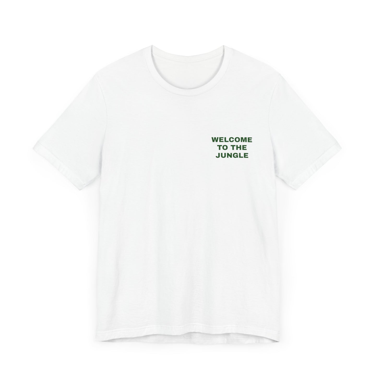 Welcome to the Jungle Tee, Unisex Short Sleeve Shirt, Nature Lovers Tee, Animal Graphic Tee, Summer Vibes Shirt, Eco-Friendly Apparel