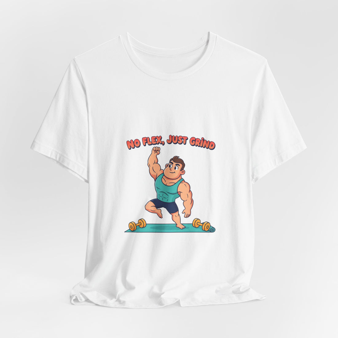 No Fuss Just Grind Tee | gym motivation shirt, start small fitness tee