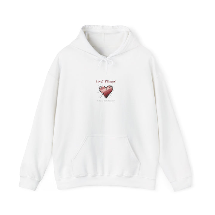 Snarky Broken Heart hoodie | Anti Valentine, Edgy Heart Graphic