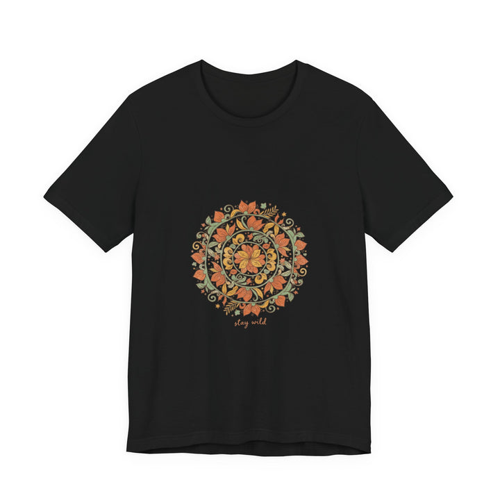 Mandala Paisley Sunburst Tee | Boho tapestry shirt, vintage paisley design