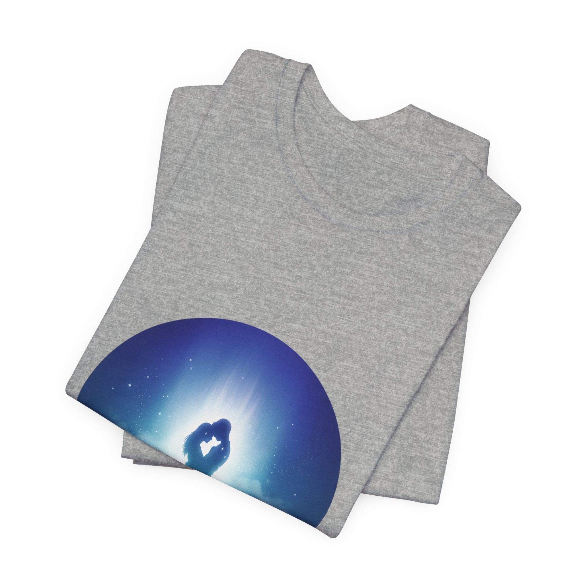 Afterlight Night Bloom Tee | Cosmic Floral, Luminous Plant Design