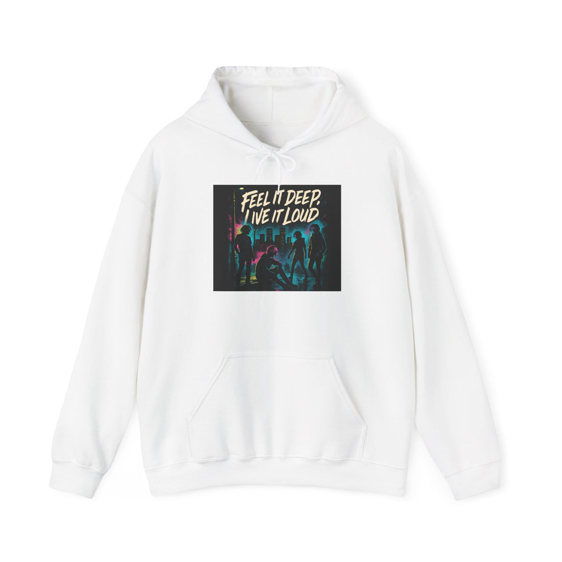 Hoodie — 'Feel It Deep, Live It Loud' Concert Vibes Pullover