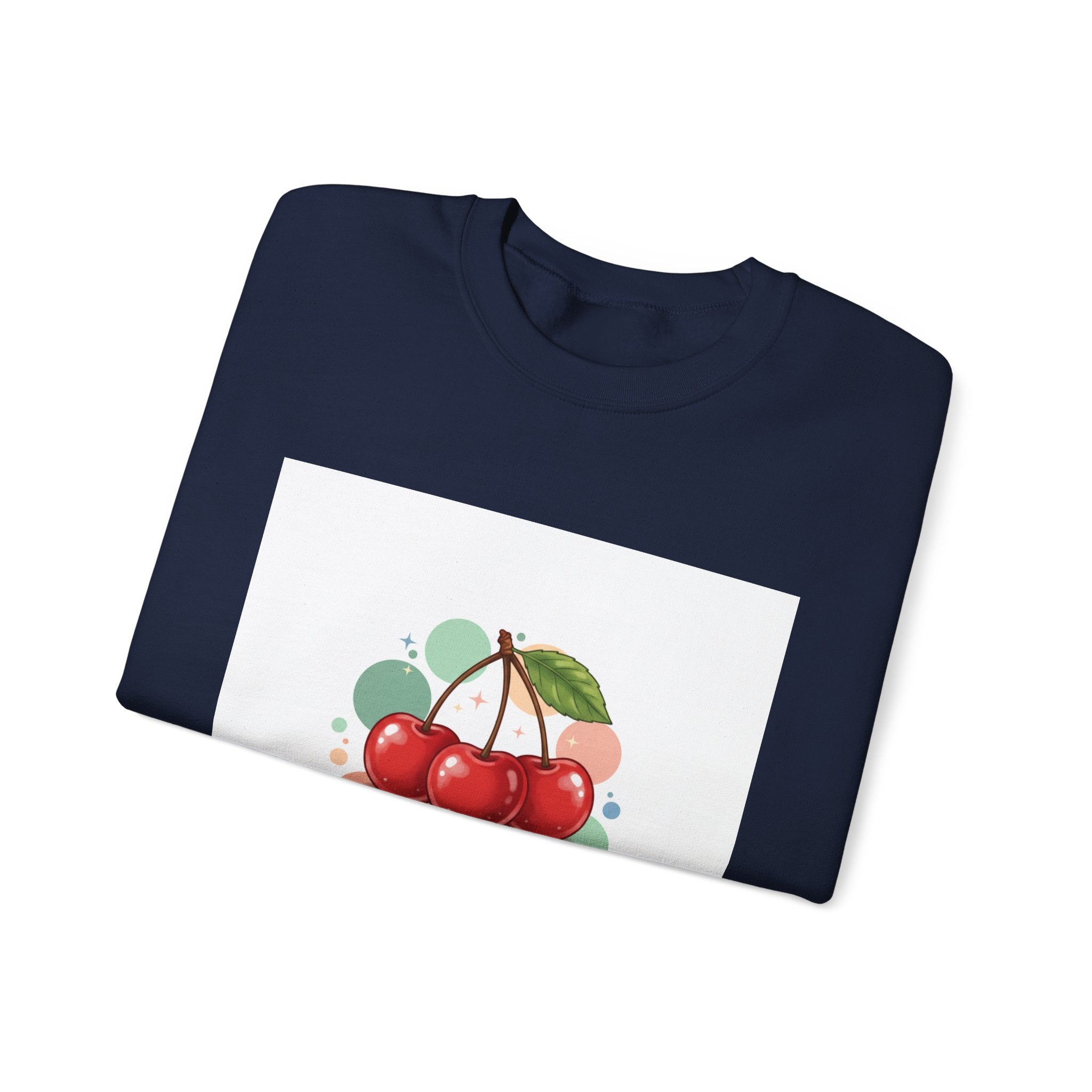Cherries on Top Sweatshirt | vintage cherry kawaii fruit graphic