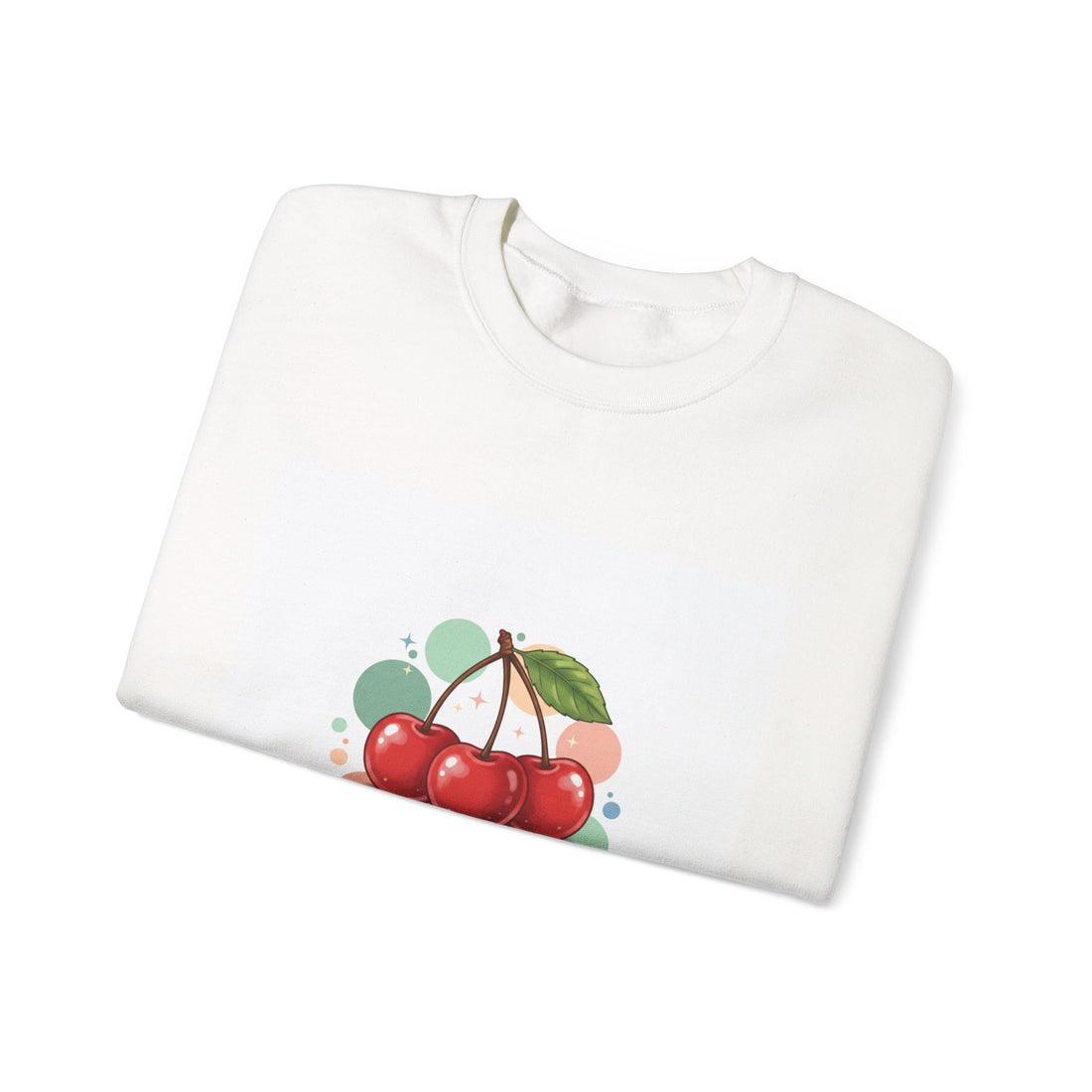 Cherries on Top Sweatshirt | vintage cherry kawaii fruit graphic