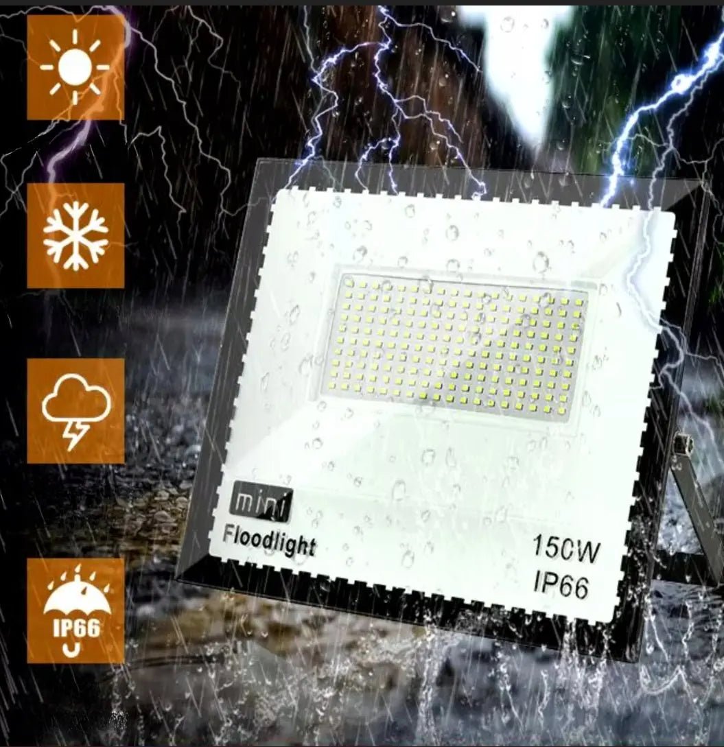 150W LED Schijnwerper – Koud Wit 10500 Lumen Floodlight