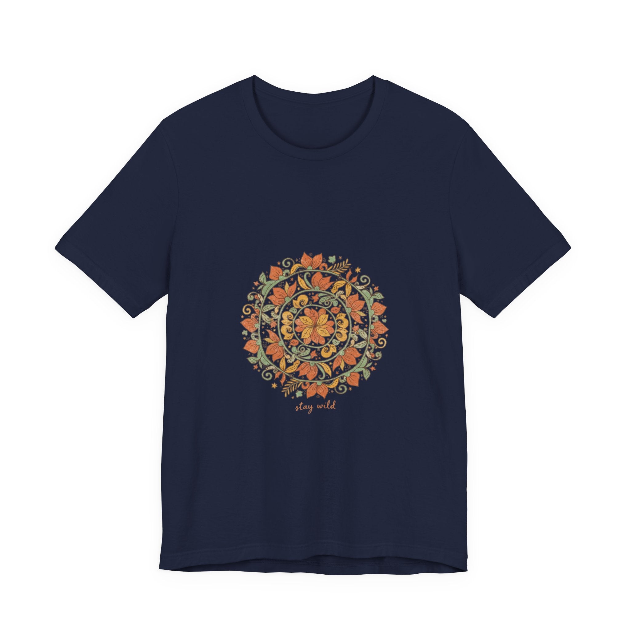Mandala Paisley Sunburst Tee | Boho tapestry shirt, vintage paisley design