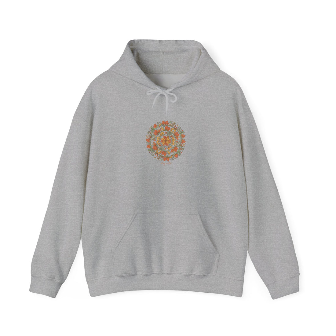 Floral Mandala Hoodie | boho mandala pattern, vintage paisley print