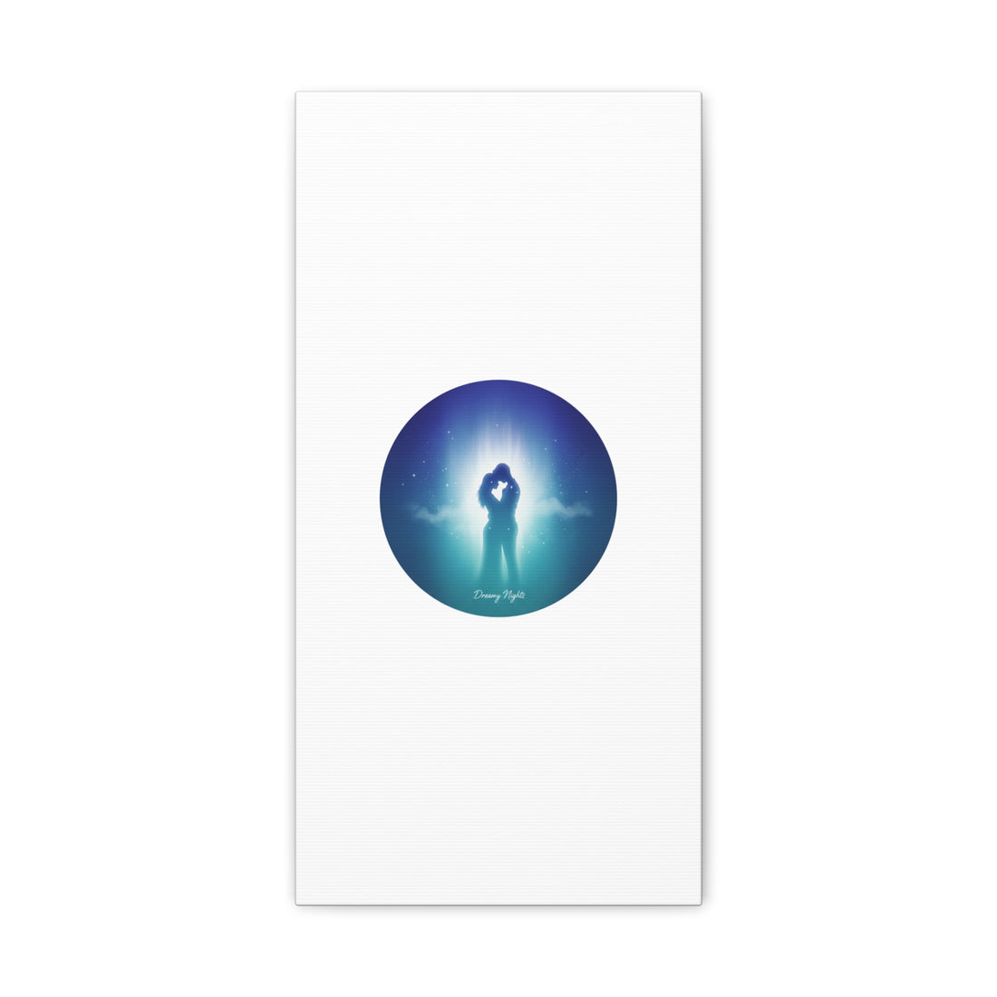 Dreamy Nightscape Canvas | Afterlight Atmospheric Print, Luminous Night Bloom