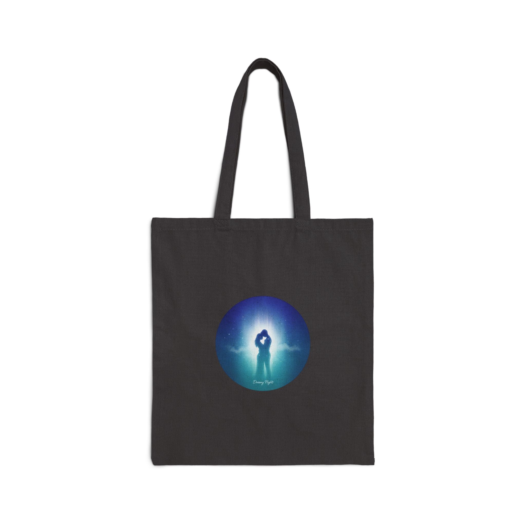 Afterlight Nightscape Tote | Luminous Silhouette Canvas Tote