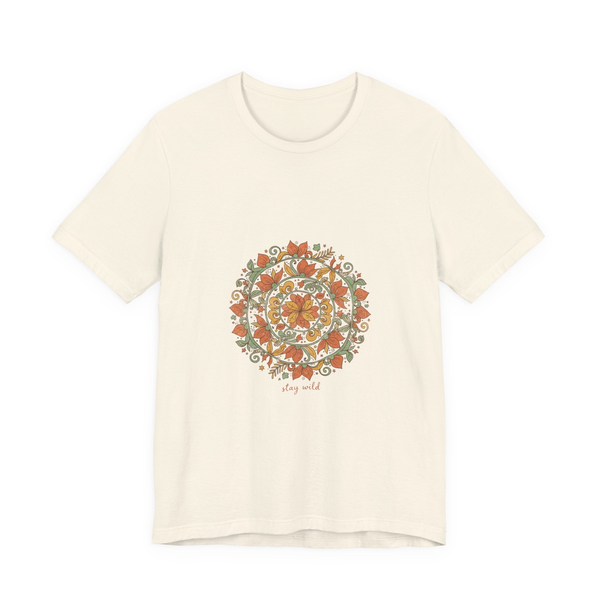 Mandala Paisley Sunburst Tee | Boho tapestry shirt, vintage paisley design