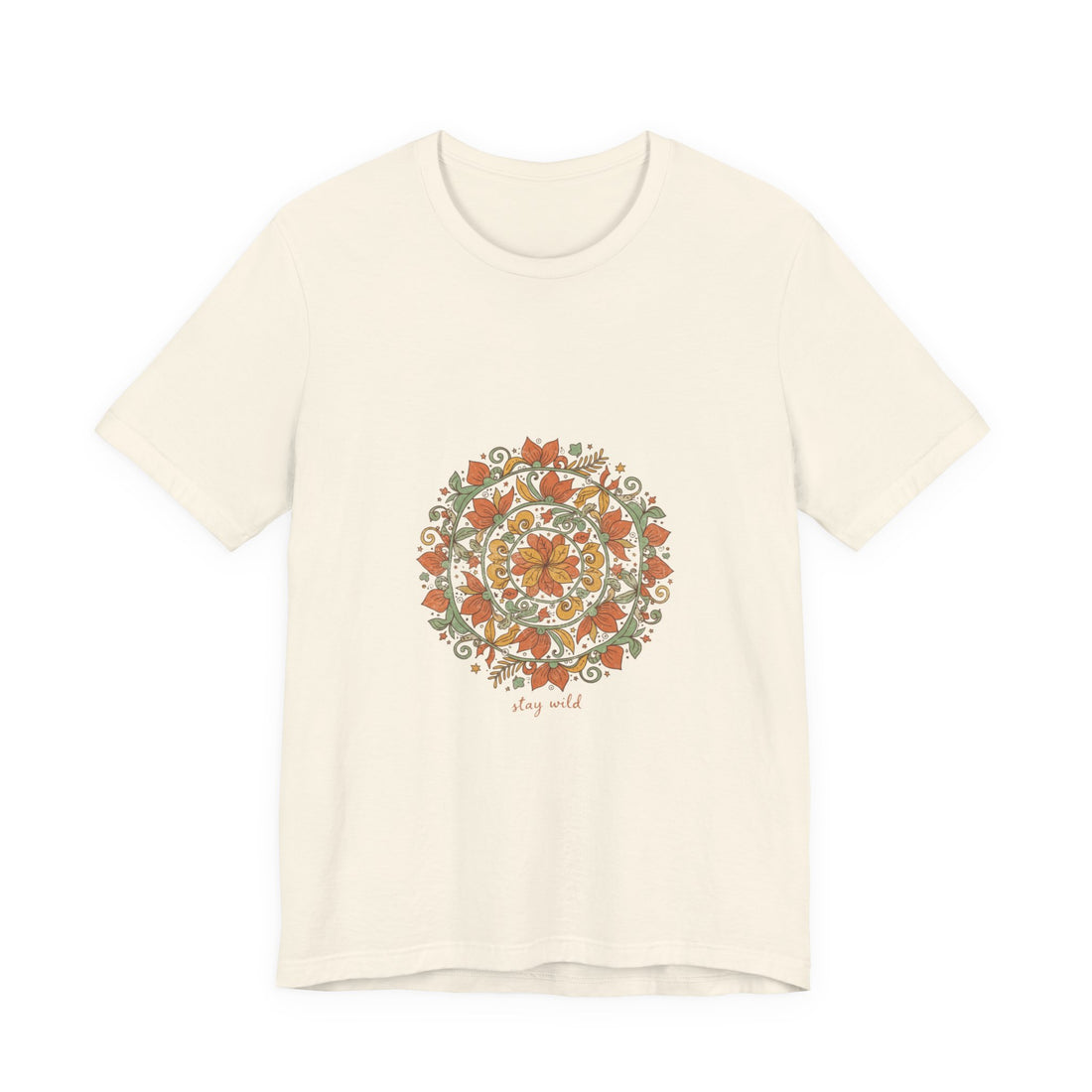 Mandala Paisley Sunburst Tee | Boho tapestry shirt, vintage paisley design
