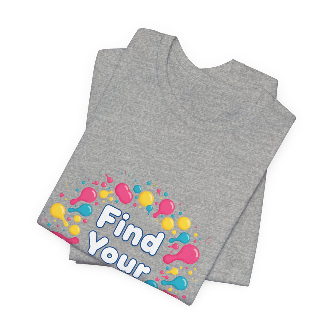 Find Your Joy T-Shirt | Dopamine Decor, Neon Gradient Squiggle Art