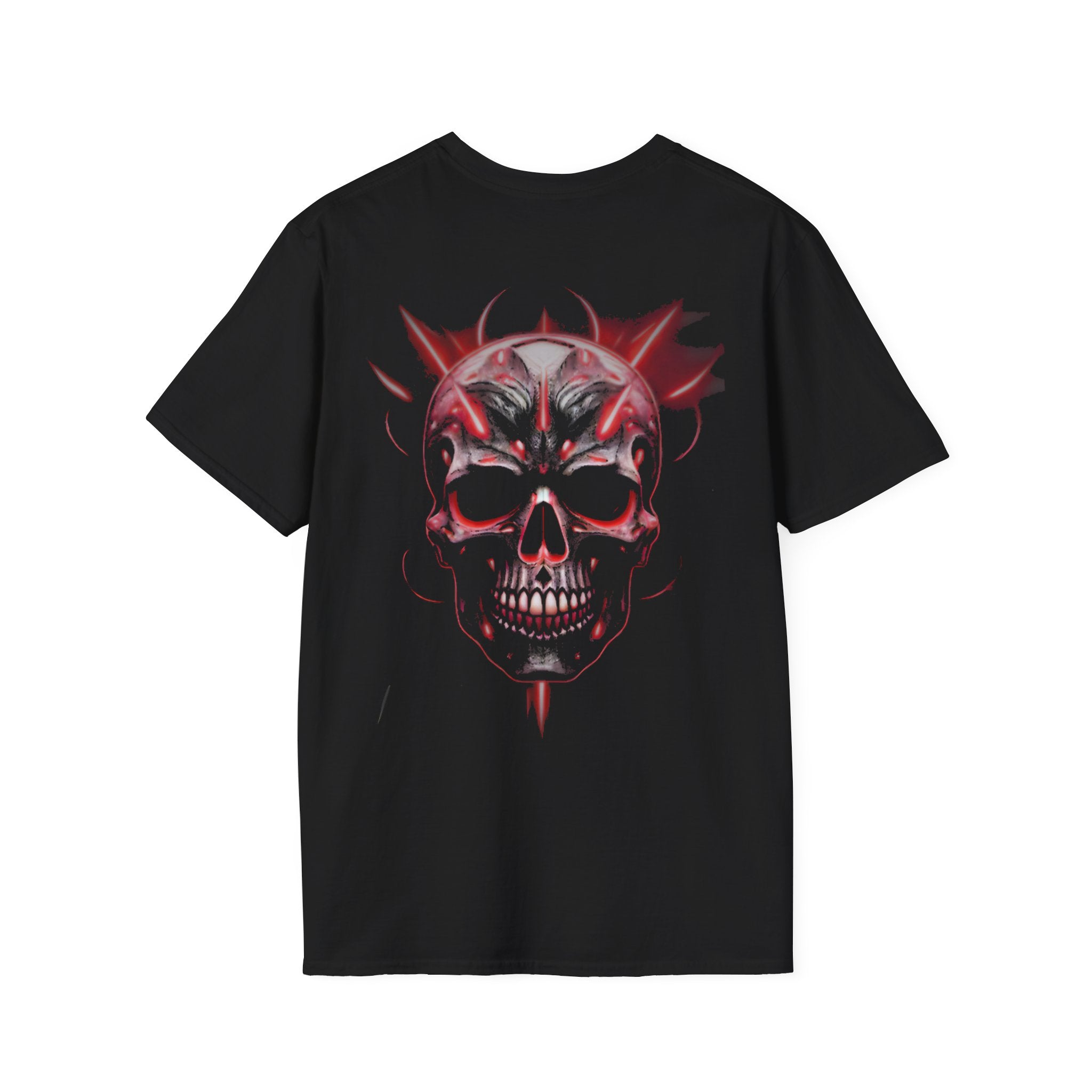 Edgy Skull Graphic T-Shirt | Unisex Streetwear, Casual Wear, Halloween Costume, Festival Outfit, Gift for Him/Her - Goat Corp